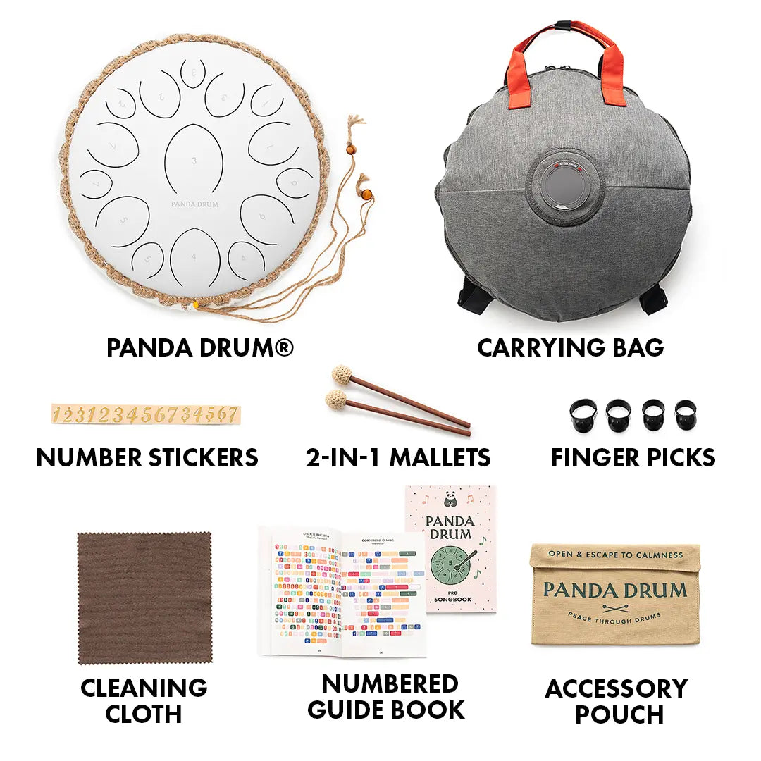 ESCAPE TO CALMNESS WITH PANDA DRUM® PRO 15 NOTES