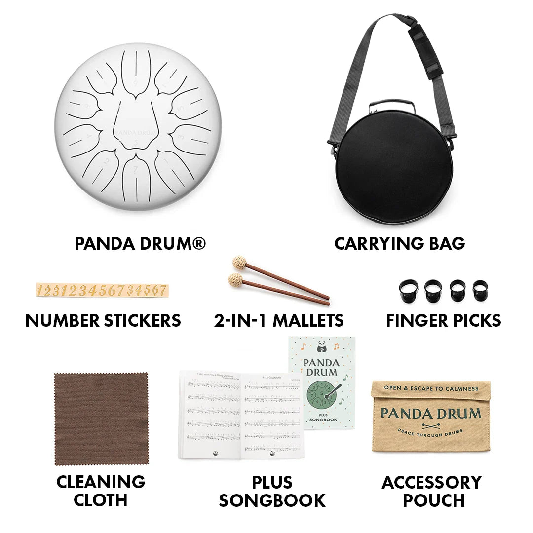 Panda Drum® • Plus Unwind in Minutes 11 Tones